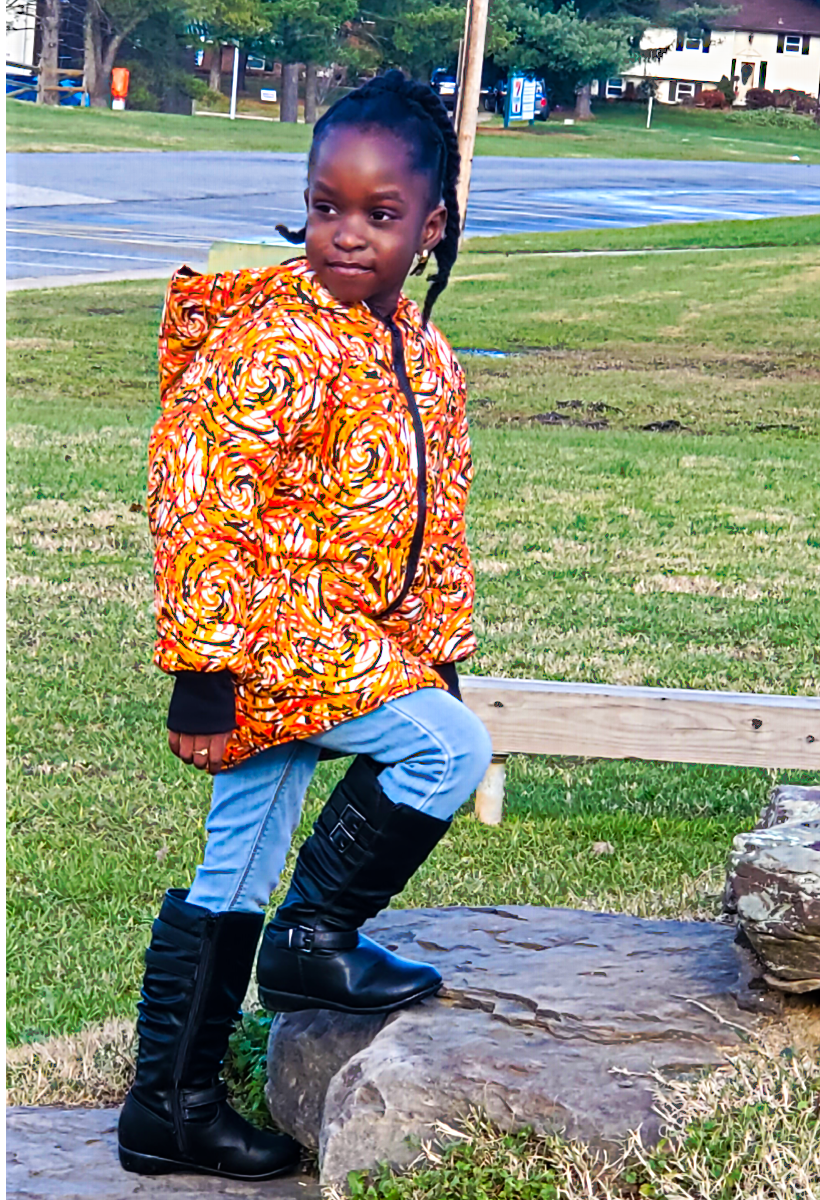 Jeankara Keepsake Jacket. Wear the Heritage. Keep the Memory. Ankara Jacket/ Insulated. Warm.