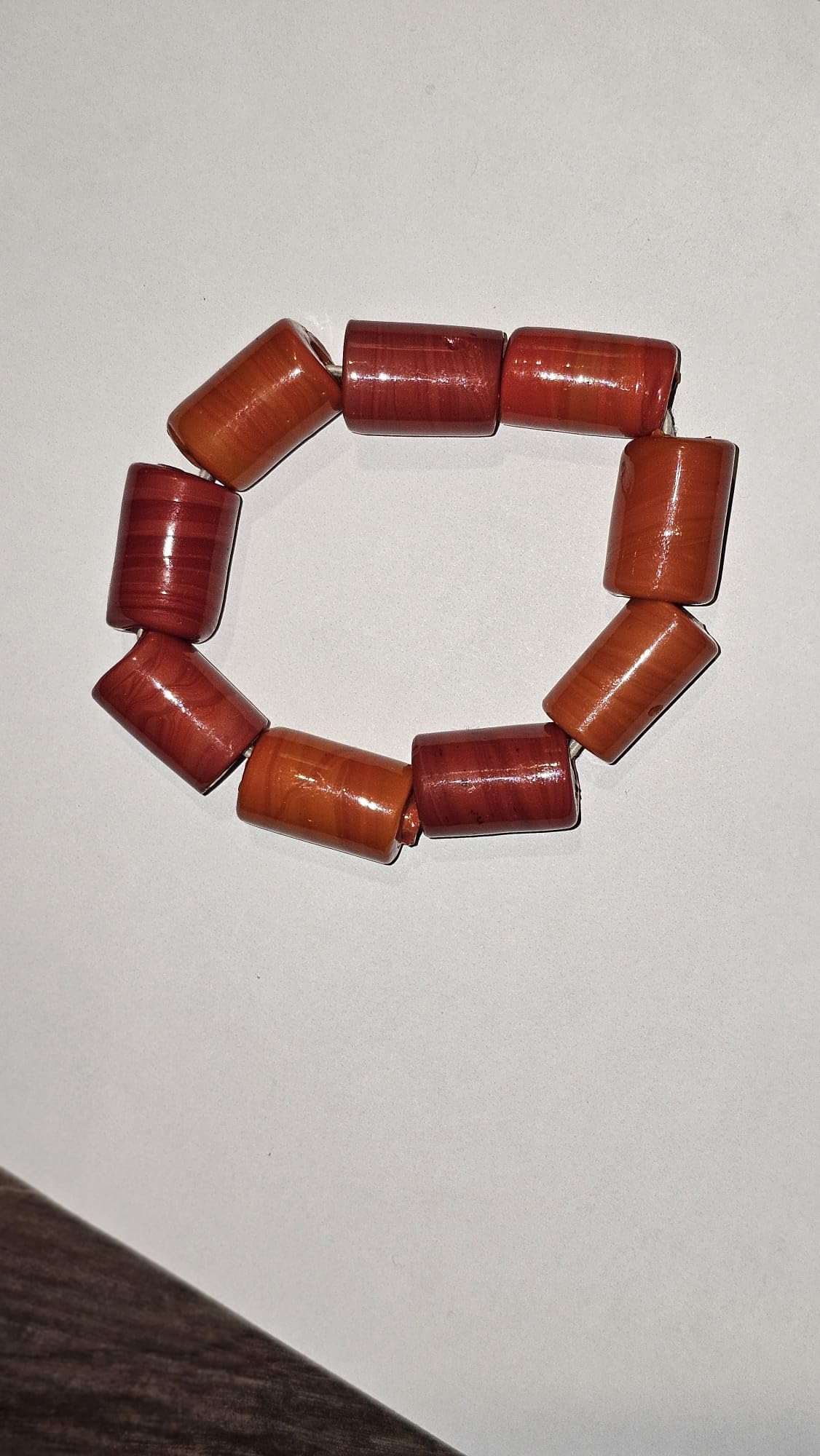 Jeankara Coral Beaded Bracelet Set, 2 Pieces, Handcrafted. Royalty Jewelry