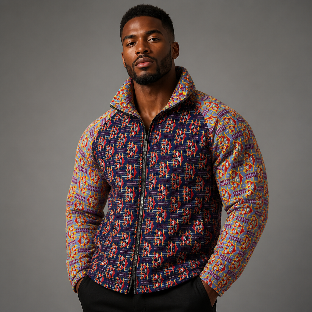 men Ankara Jacket