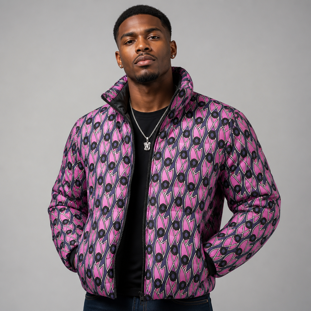 men Ankara Jacket
