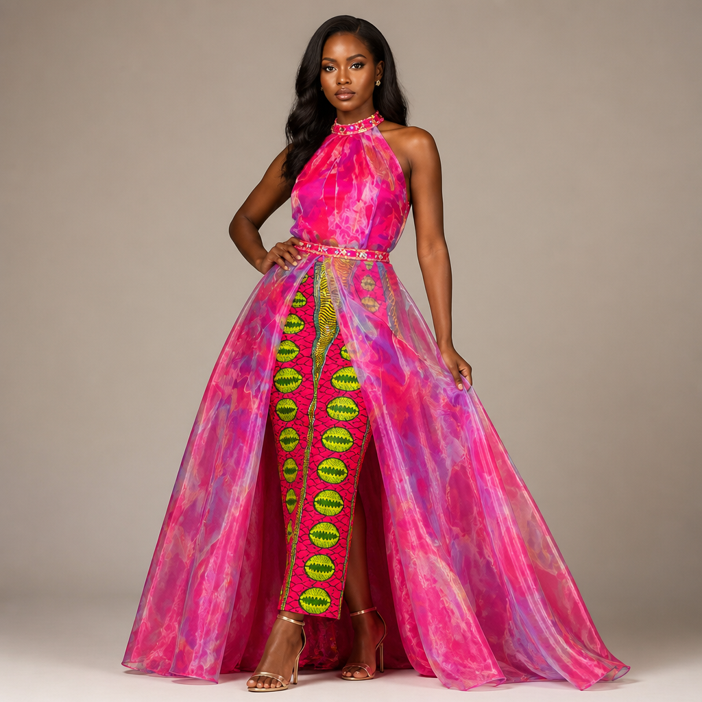 Pink gown