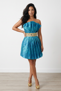 Blue Evening Gown women