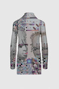 Urban Pattern Cotton T-Shirt