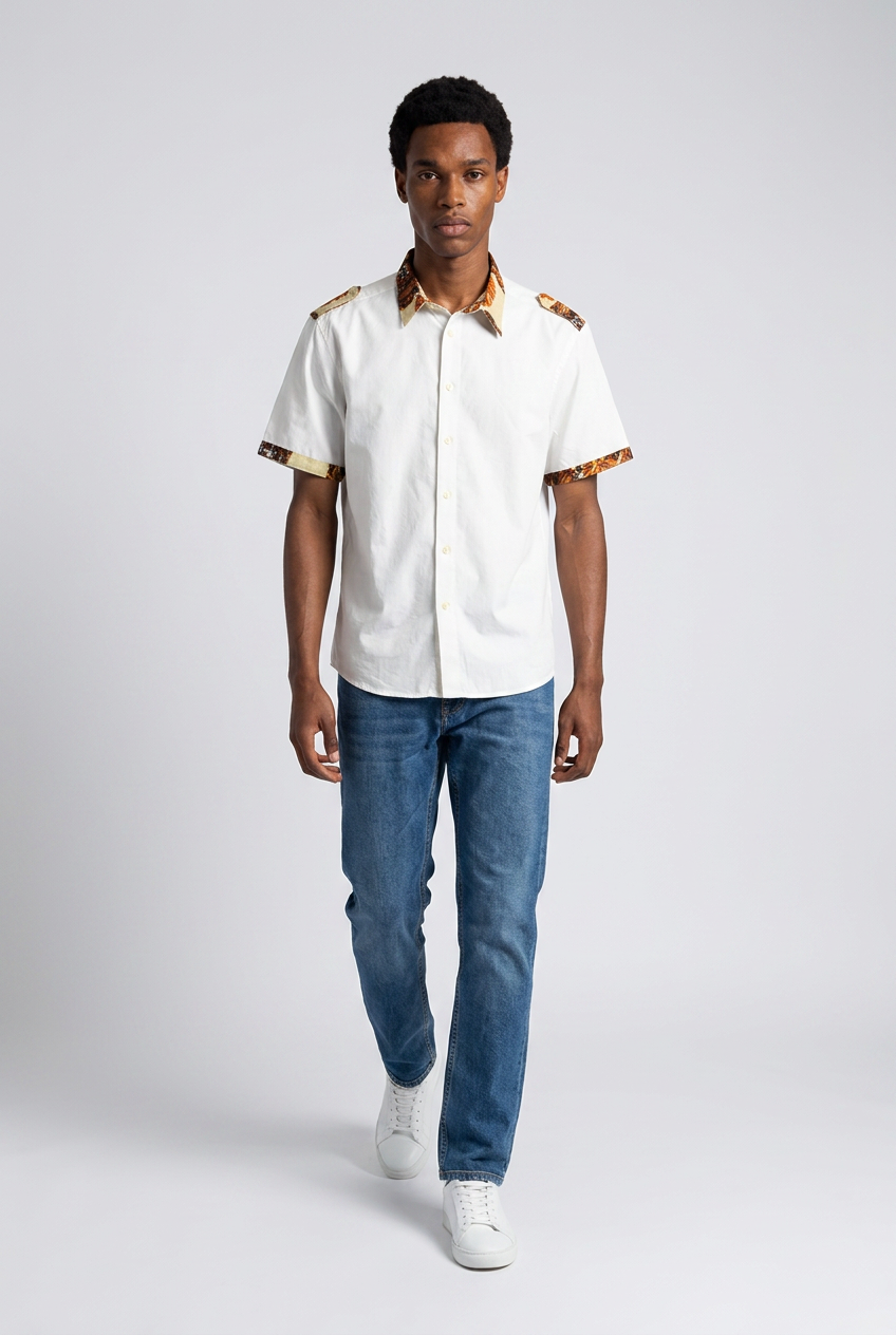 MEN BROWN SHIRT