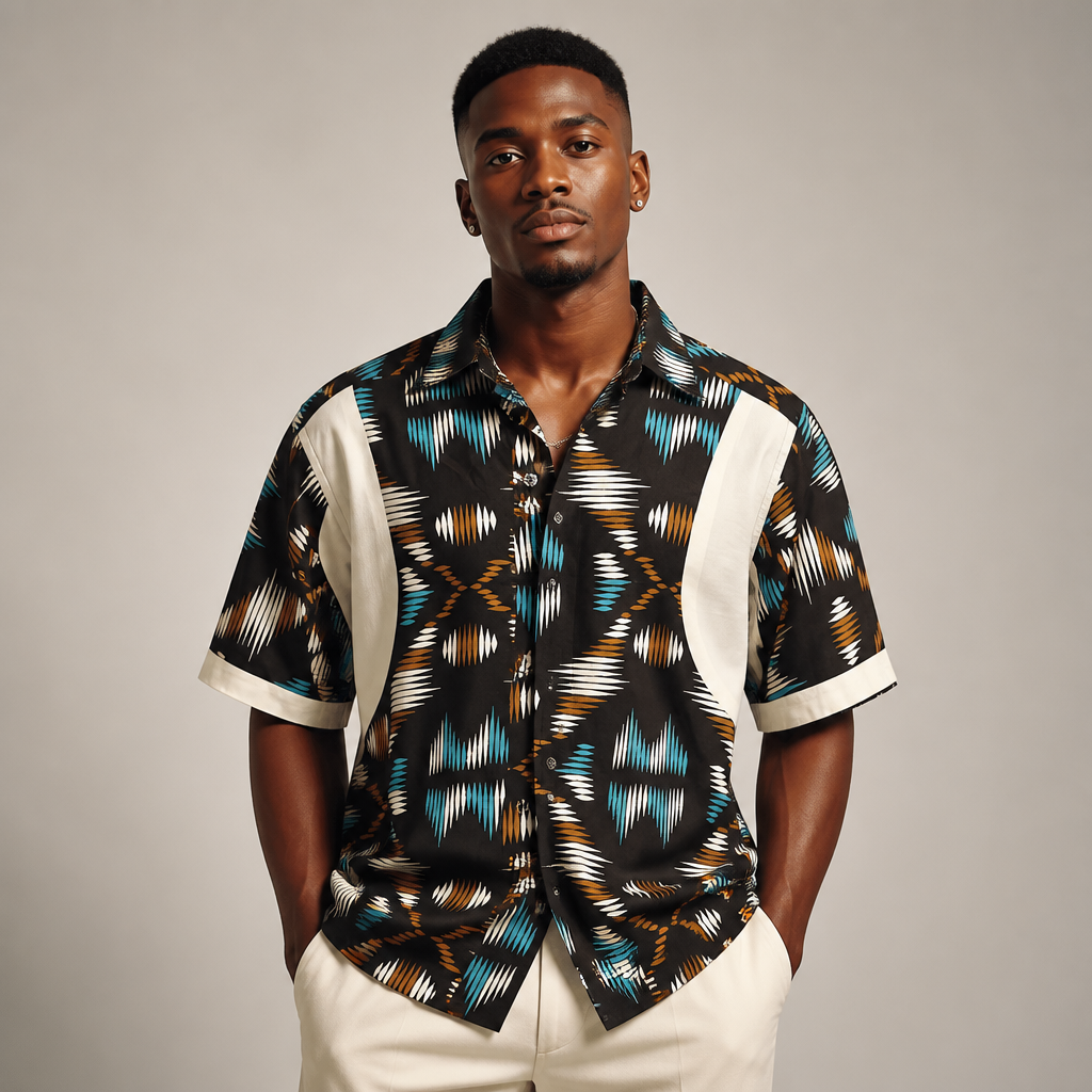MEN BROWN SHIRT