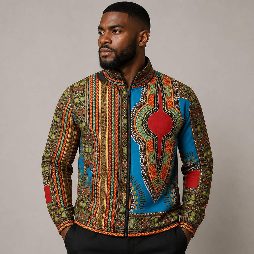 men Ankara Jacket