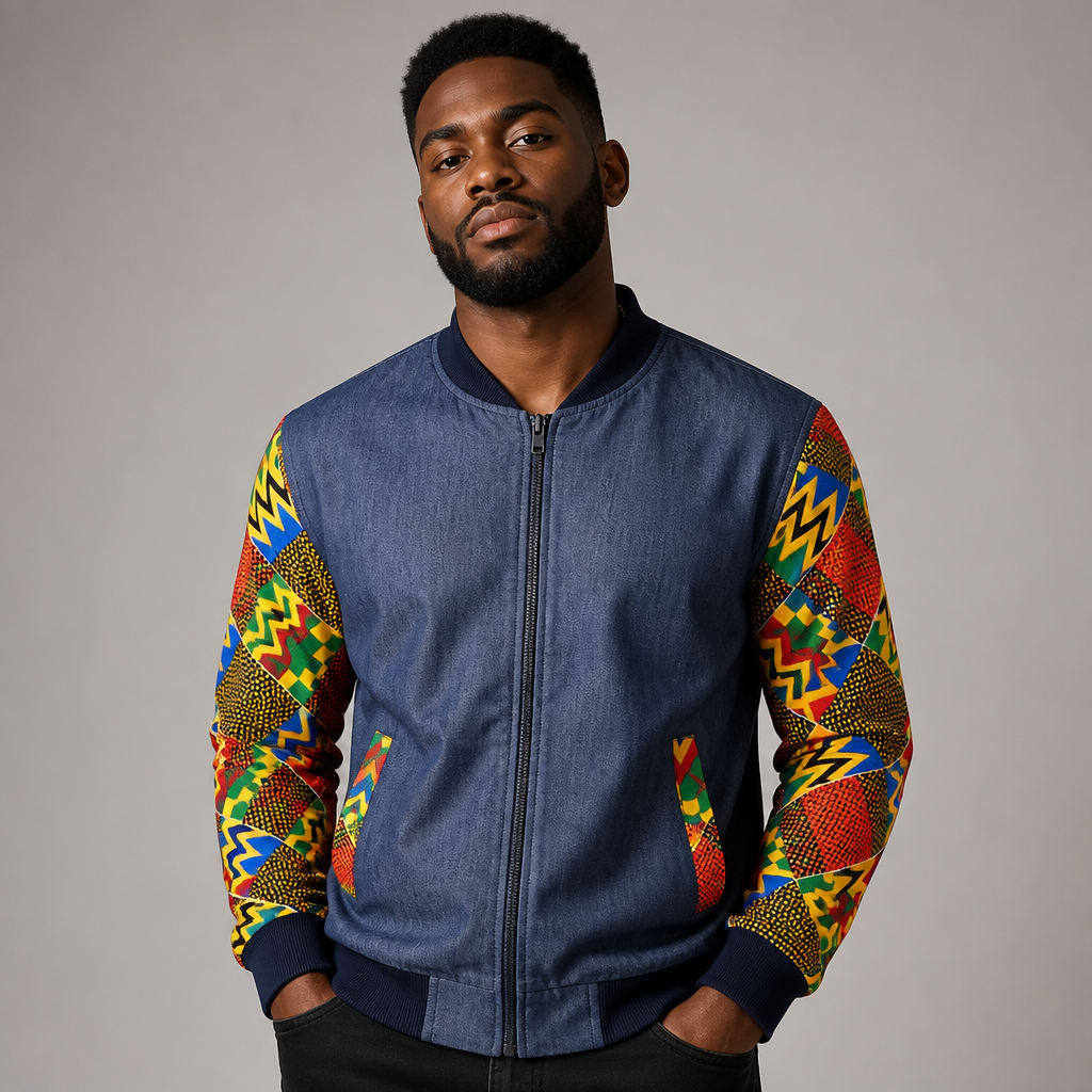 men Ankara Jacket