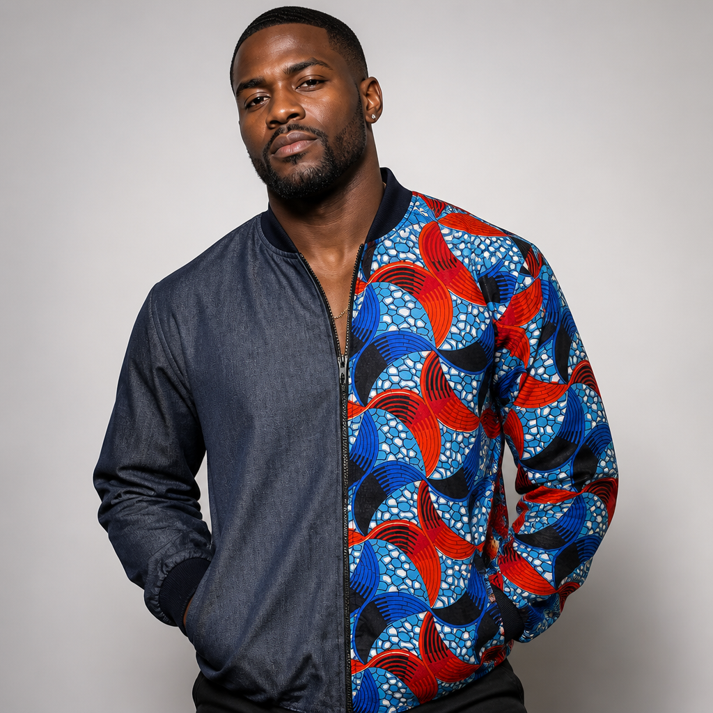 men Ankara Jacket