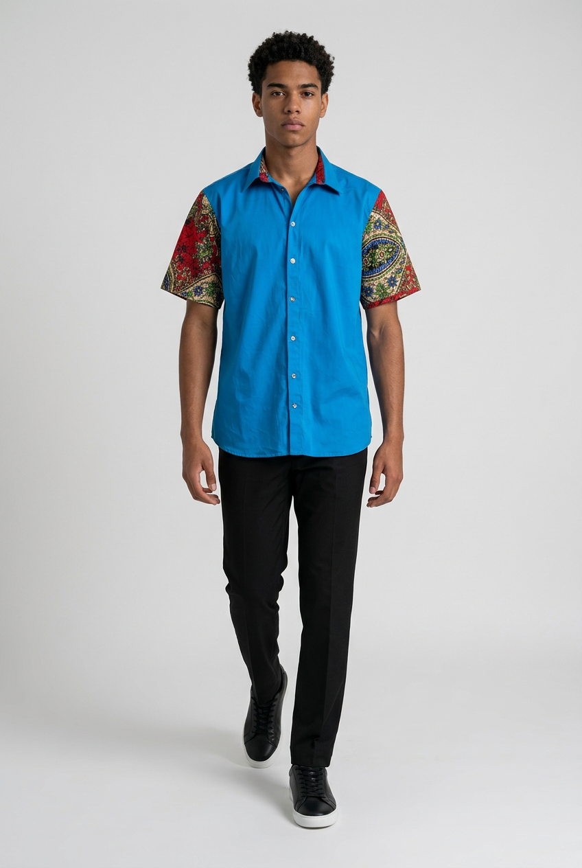 MEN BROWN SHIRT