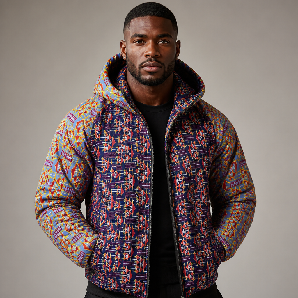 men Ankara Jacket