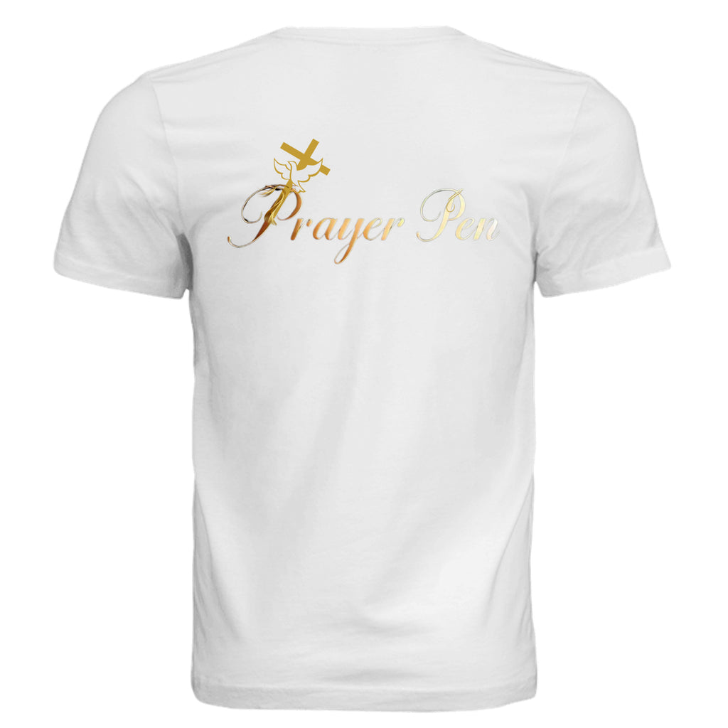 Solid White Triblend - 3413C - BACK