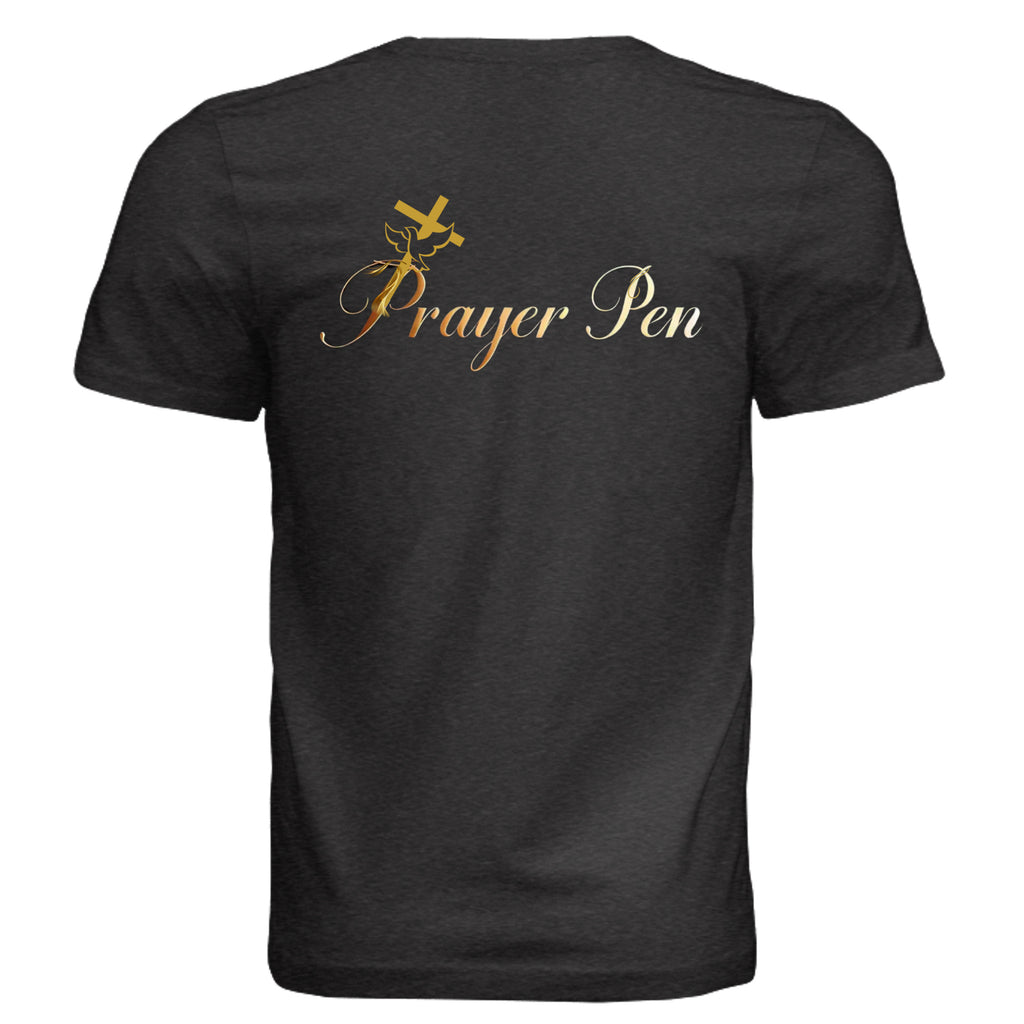 Black Heather Triblend - 3413C - BACK